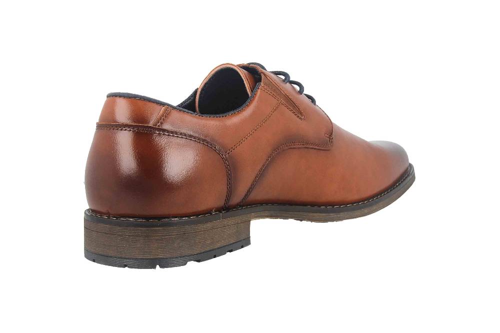 Mavins Halbschuhe In Übergrößen Braun 3HH0180301 3300 Cognac PU Große Herrenschuhe