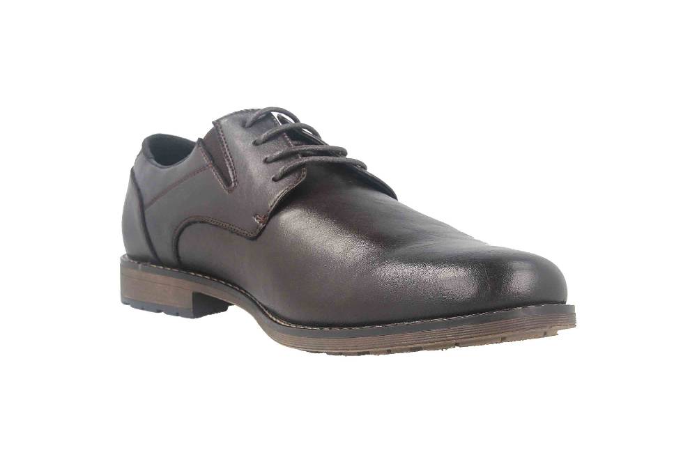 Mavins Halbschuhe In Übergrößen Braun 3HH0180301 3300 D.Brown PU Große Herrenschuhe