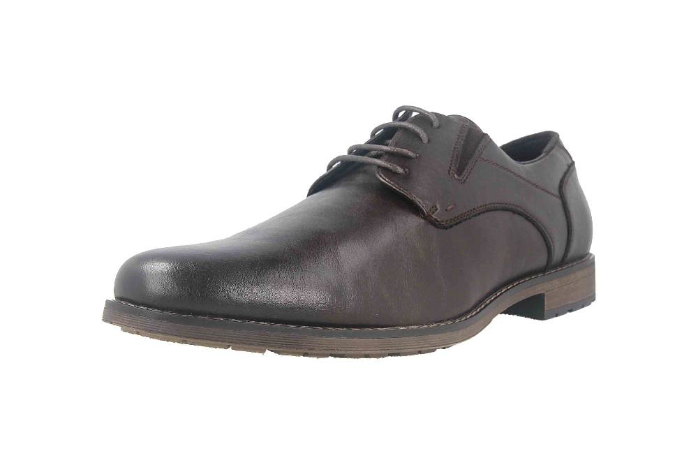 Mavins Halbschuhe In Übergrößen Braun 3HH0180301 3300 D.Brown PU Große Herrenschuhe