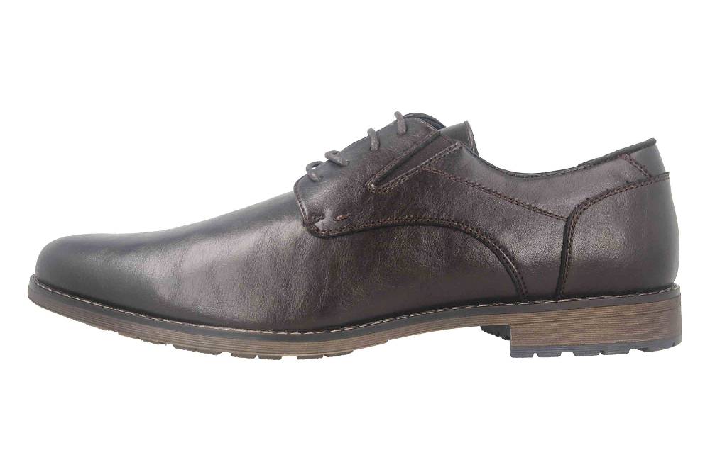 Mavins Halbschuhe in Übergrößen Braun 3HH0180301 3300 D.Brown PU große Herrenschuhe