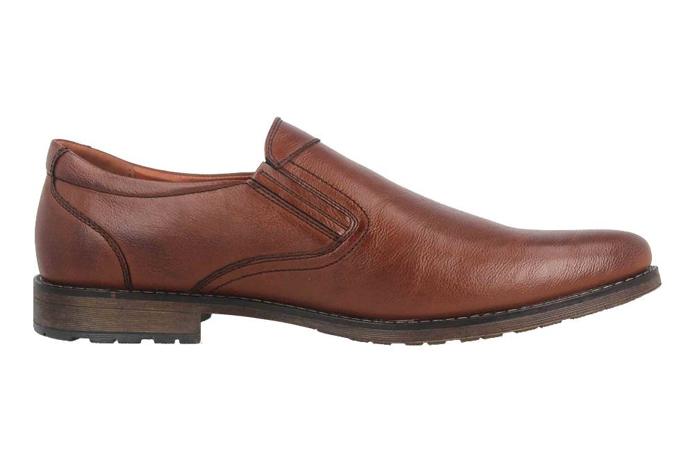 Mavins Slipper In Übergrößen Braun 3HH0181801 3300 Cognac PU Große Herrenschuhe