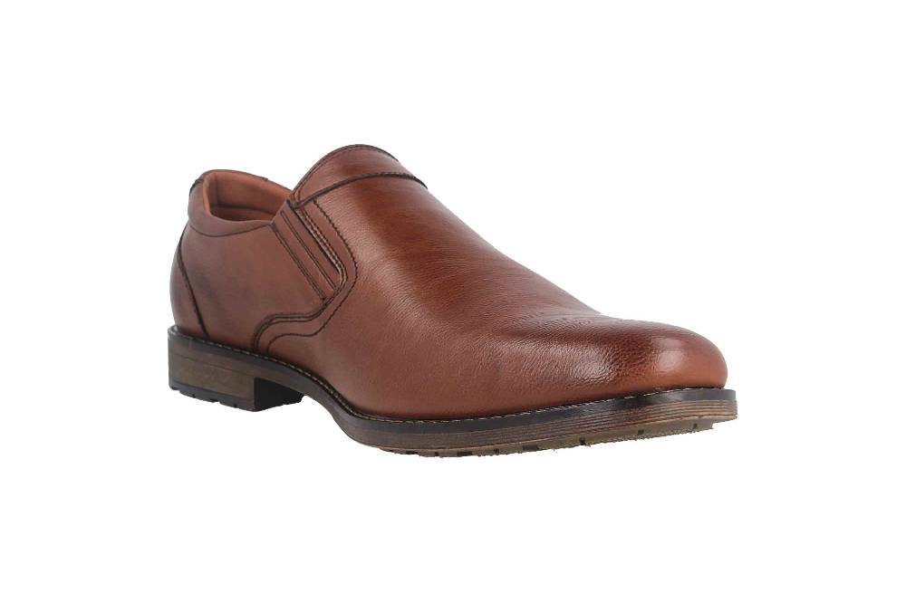 Mavins Slipper In Übergrößen Braun 3HH0181801 3300 Cognac PU Große Herrenschuhe