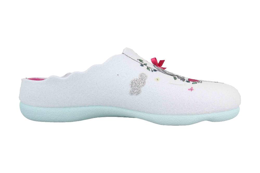 MayBe Clogs & Hausschuhe In Übergrößen Blau MB65473 Große Damenschuhe