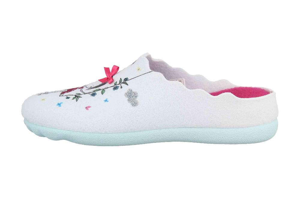 MayBe Clogs & Hausschuhe In Übergrößen Blau MB65473 Große Damenschuhe