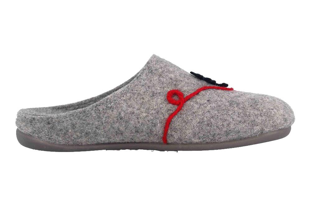 MayBe Clogs & Hausschuhe In Übergrößen Grau BM67800106 11 Große Damenschuhe