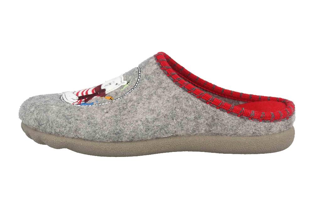 MayBe Clogs & Hausschuhe in Übergrößen Grau MB65239 große Damenschuhe