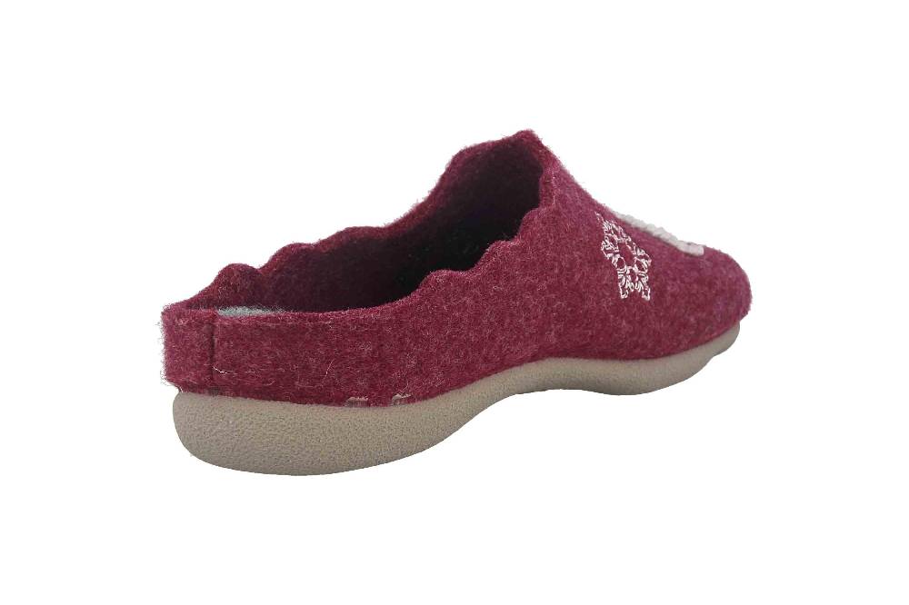 MayBe Clogs & Hausschuhe In Übergrößen Rot MB65401 Große Damenschuhe