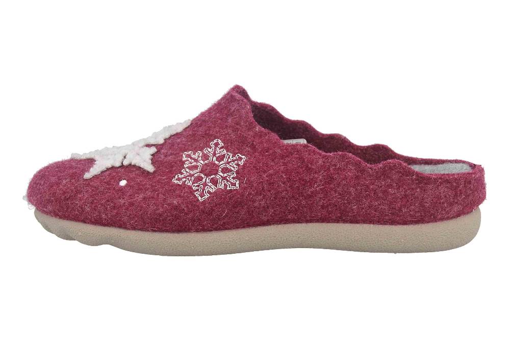 MayBe Clogs & Hausschuhe in Übergrößen Rot MB65401 große Damenschuhe