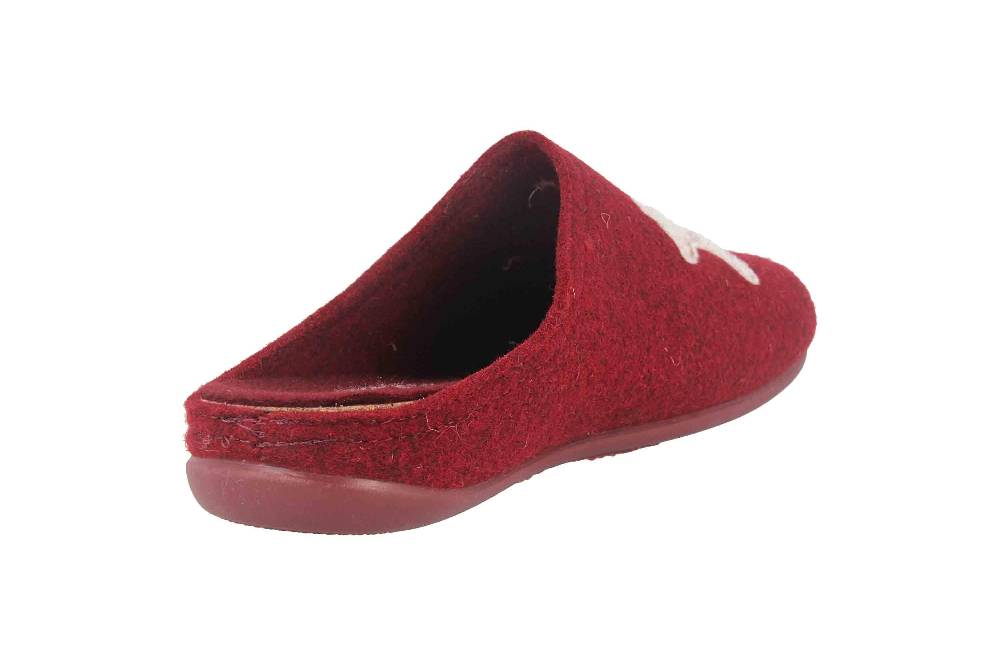 MayBe Clogs & Hausschuhe In Übergrößen Rot MB67800105 836 Große Damenschuhe