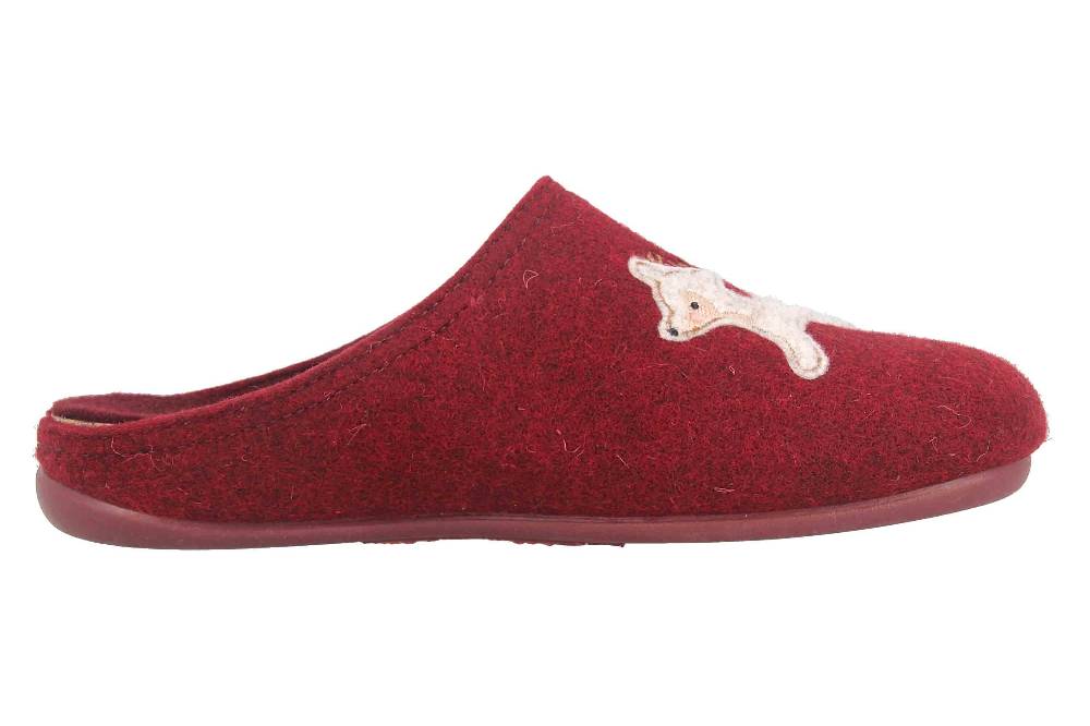 MayBe Clogs & Hausschuhe In Übergrößen Rot MB67800105 836 Große Damenschuhe