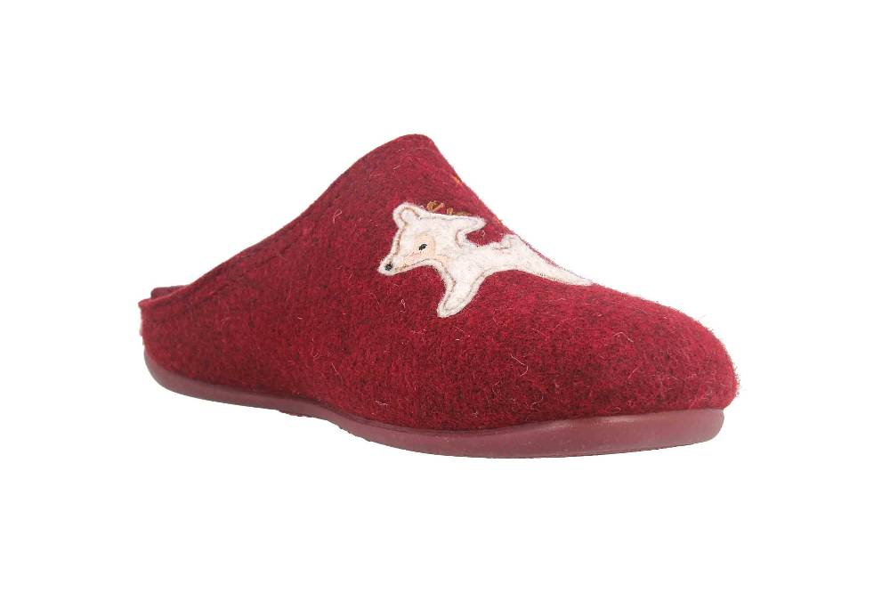 MayBe Clogs & Hausschuhe In Übergrößen Rot MB67800105 836 Große Damenschuhe