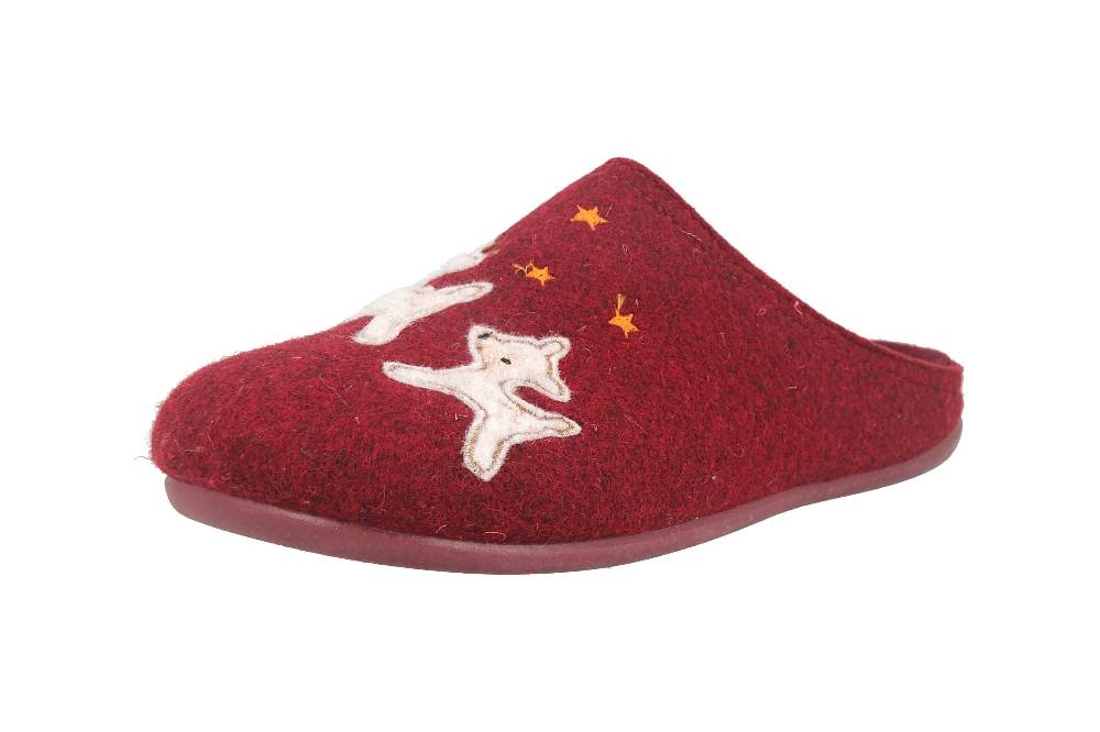 MayBe Clogs & Hausschuhe In Übergrößen Rot MB67800105 836 Große Damenschuhe