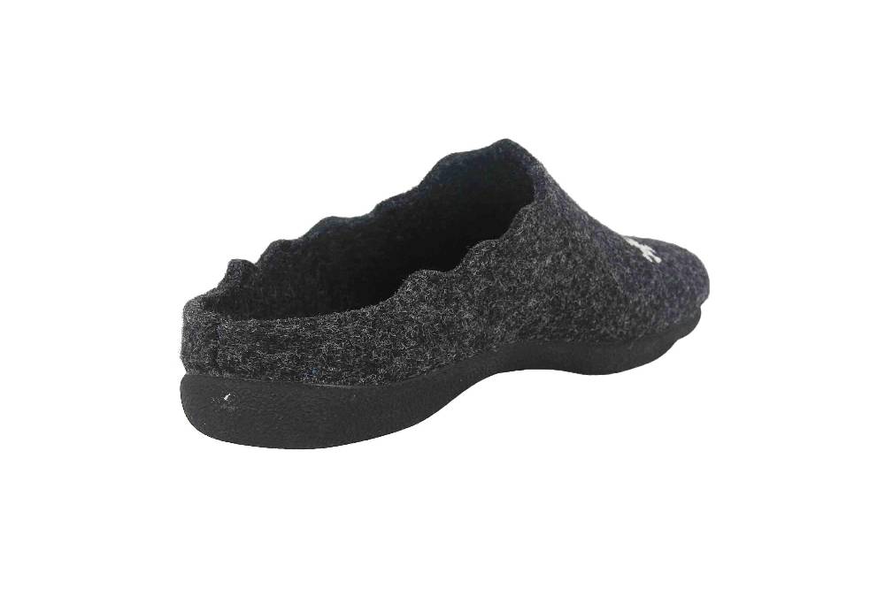 MayBe Clogs & Hausschuhe In Übergrößen Schwarz MB65512 Große Damenschuhe