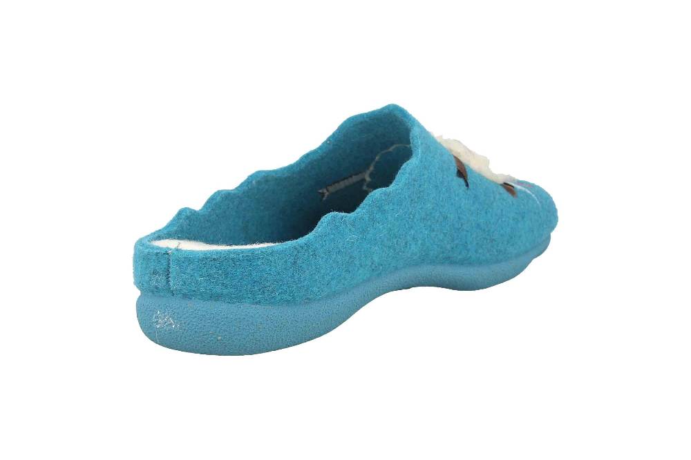 MayBe Clogs & Hausschuhe In Übergrößen Türkis MB65045 Große Damenschuhe