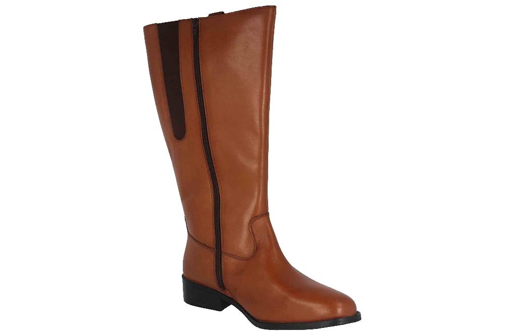 MayBe Weitschaftstiefel In Übergrößen Braun 67665 Tan Große Damenschuhe
