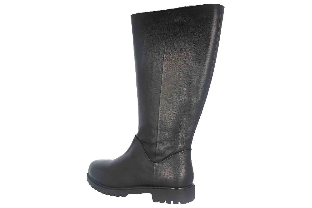 MayBe Weitschaftstiefel In Übergrößen Schwarz 67668 Black Große Damenschuhe