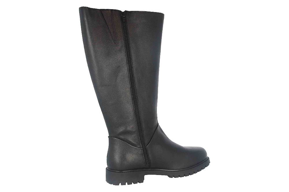 MayBe Weitschaftstiefel In Übergrößen Schwarz 67668 Black Große Damenschuhe