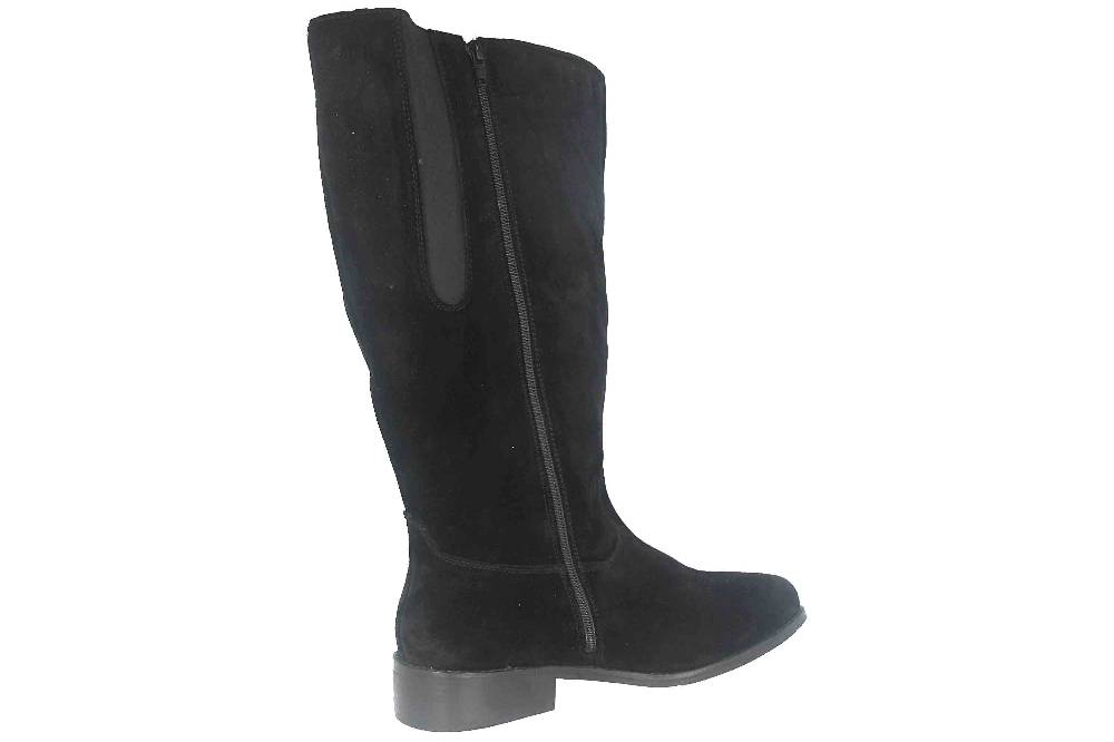 MayBe Weitschaftstiefel In Übergrößen Schwarz 67667 Black Große Damenschuhe