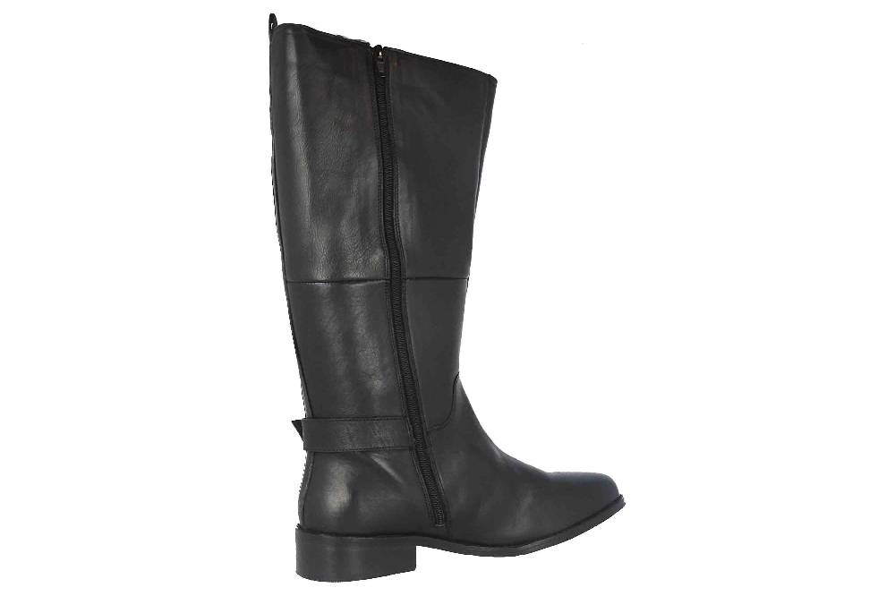 MayBe Weitschaftstiefel In Übergrößen Schwarz 67661 Black Große Damenschuhe