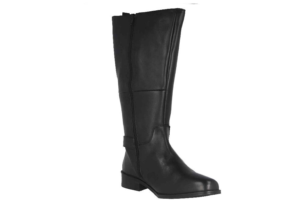 MayBe Weitschaftstiefel In Übergrößen Schwarz 67661 Black Große Damenschuhe