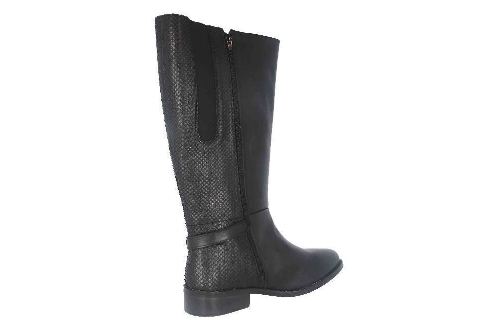 MayBe Weitschaftstiefel In Übergrößen Schwarz 67664 Black Große Damenschuhe