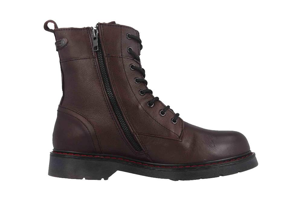 Mustang Shoes Boots In Übergrößen Bordeaux 2881-502-55 Große Damenschuhe