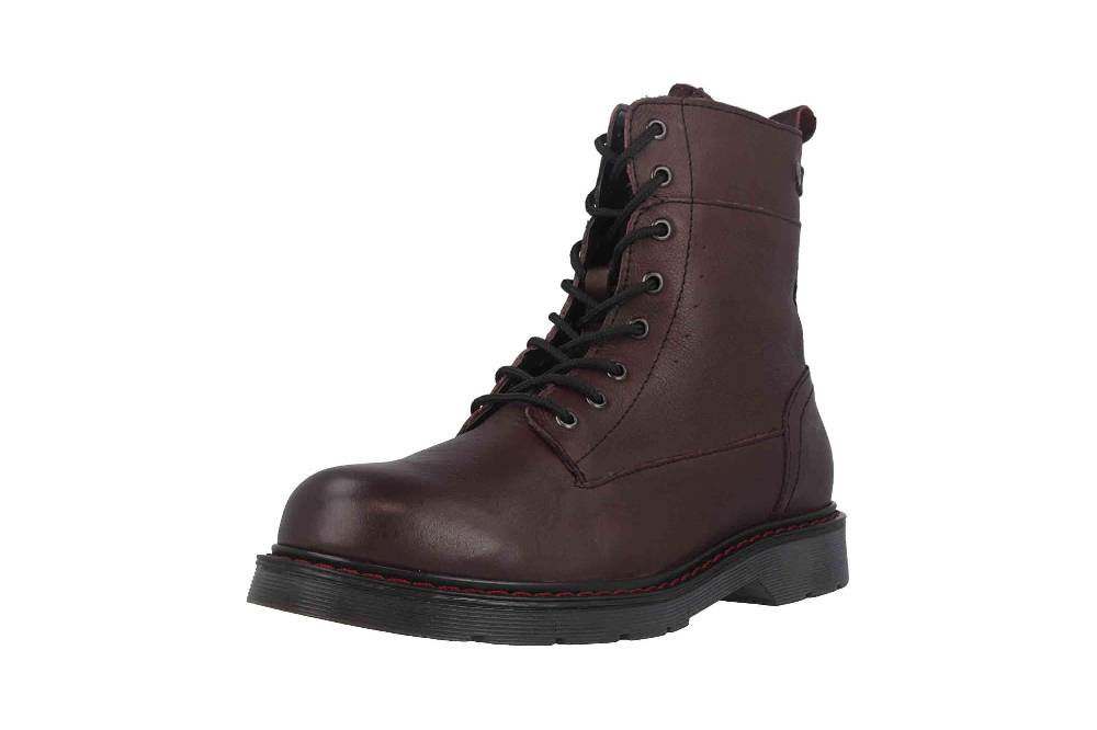 Mustang Shoes Boots In Übergrößen Bordeaux 2881-502-55 Große Damenschuhe