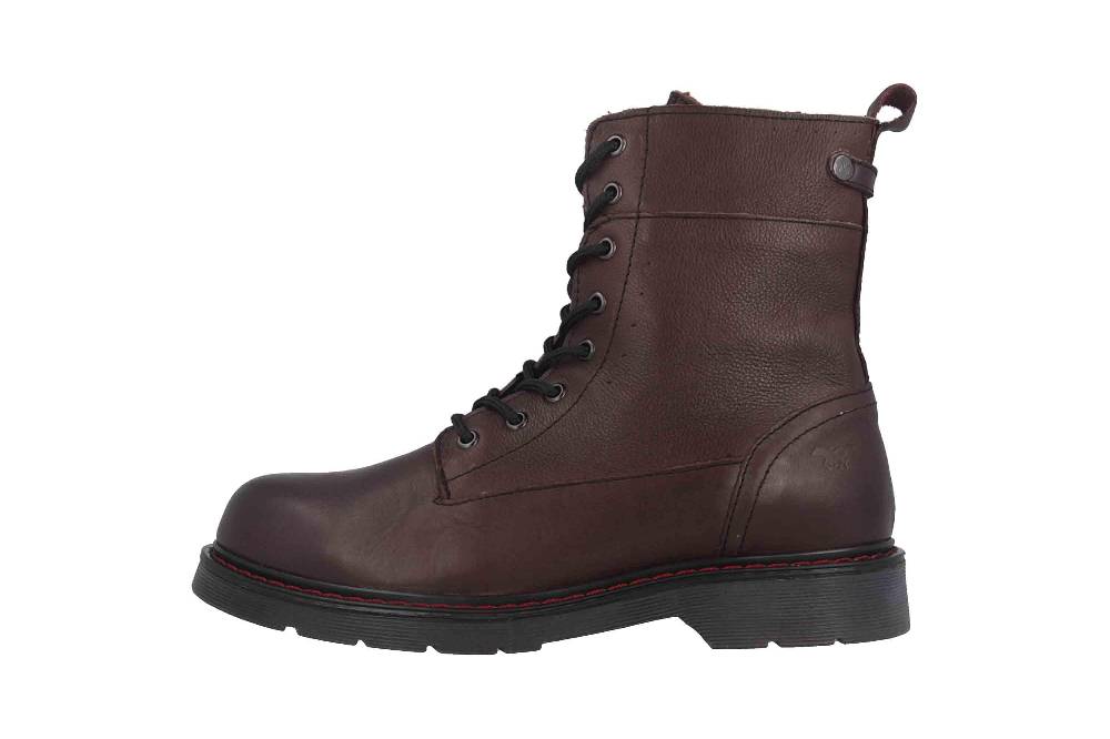 Mustang Shoes Boots in Übergrößen Bordeaux 2881-502-55 große Damenschuhe