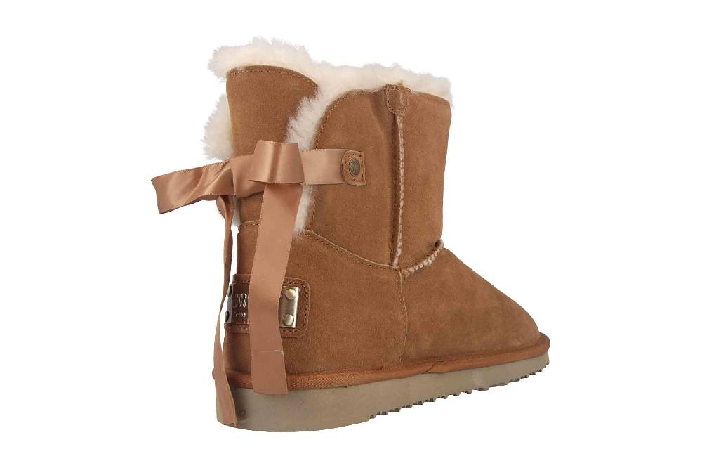 Mustang Shoes Boots In Übergrößen Braun 1343-606-307 Große Damenschuhe