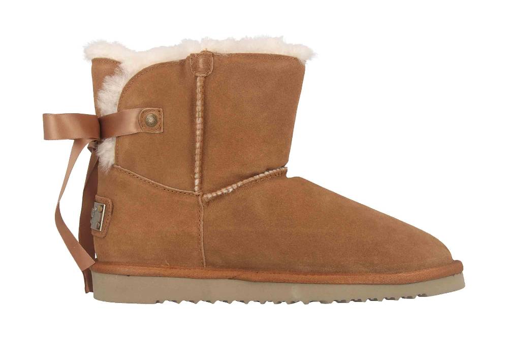 Mustang Shoes Boots In Übergrößen Braun 1343-606-307 Große Damenschuhe