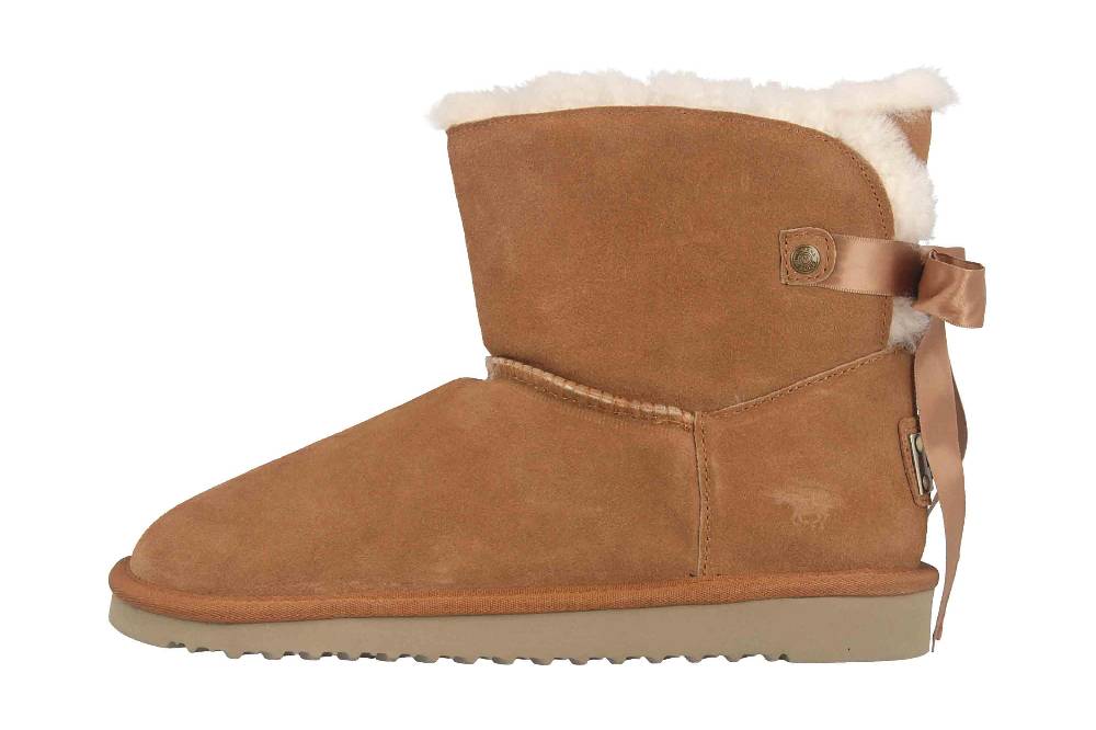 Mustang Shoes Boots in Übergrößen Braun 1343-606-307 große Damenschuhe