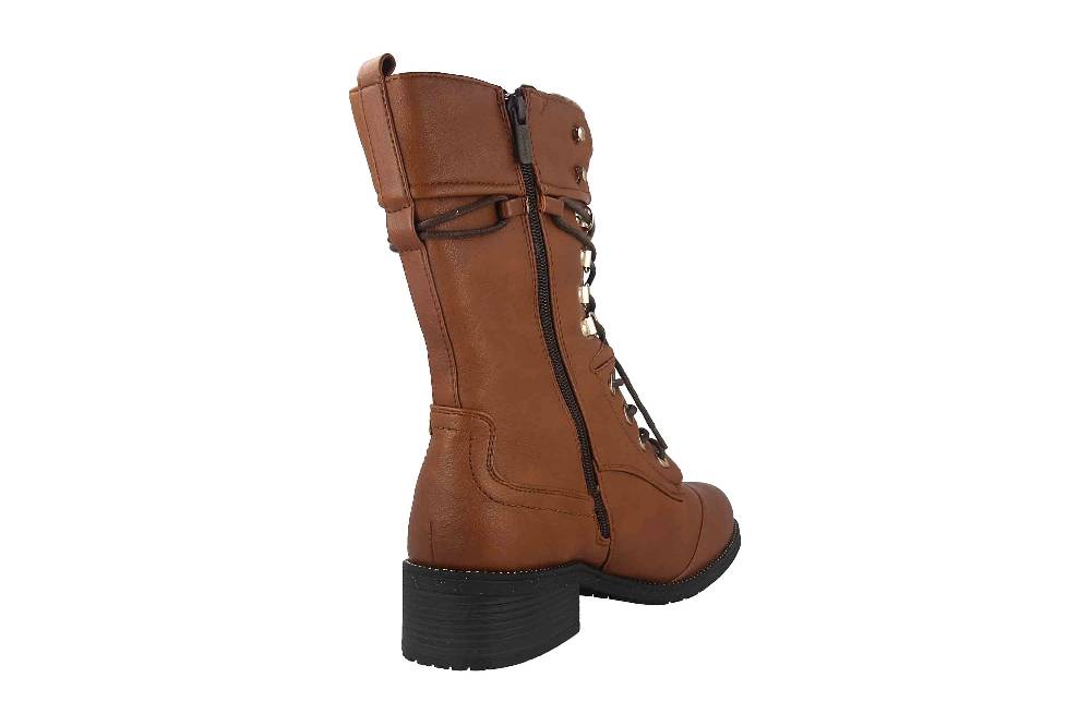 Mustang Shoes Boots In Übergrößen Braun 1402-501-307 Große Damenschuhe