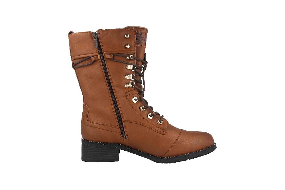 Mustang Shoes Boots In Übergrößen Braun 1402-501-307 Große Damenschuhe