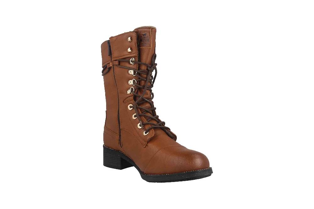 Mustang Shoes Boots In Übergrößen Braun 1402-501-307 Große Damenschuhe