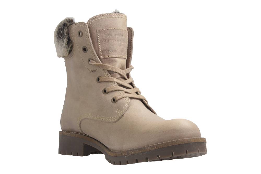 Mustang Shoes Boots In Übergrößen Braun 2837-605-318 Große Damenschuhe