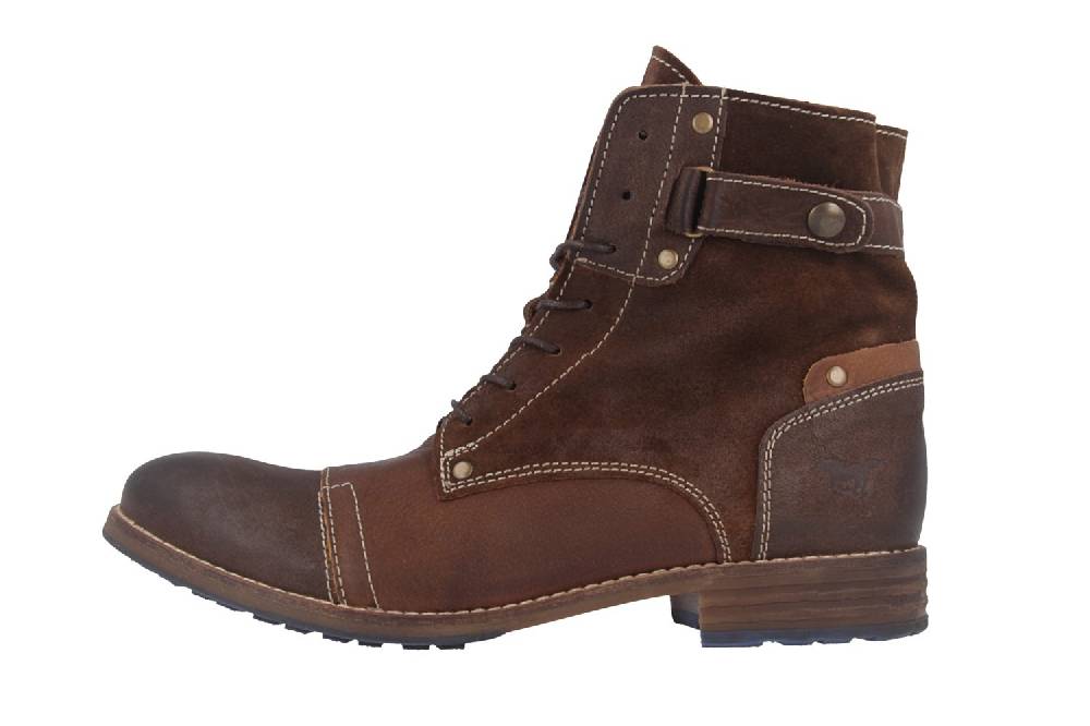 Mustang Shoes Boots In Übergrößen Braun 2853-602-3 Große Damenschuhe