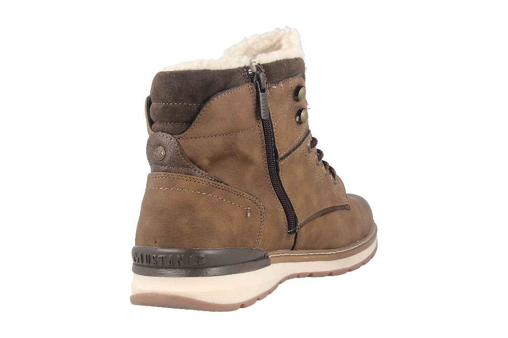 Mustang Shoes Boots In Übergrößen Braun 4141-604-3 Große Herrenschuhe