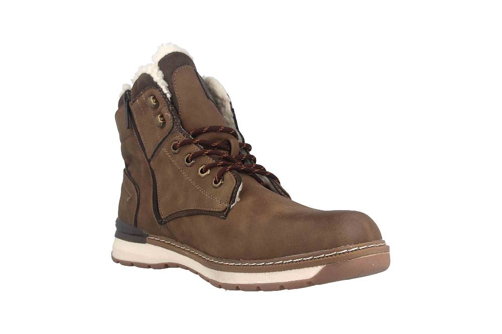 Mustang Shoes Boots In Übergrößen Braun 4141-604-3 Große Herrenschuhe