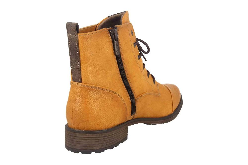 Mustang Shoes Boots In Übergrößen Gelb 1359-502-6 Große Damenschuhe