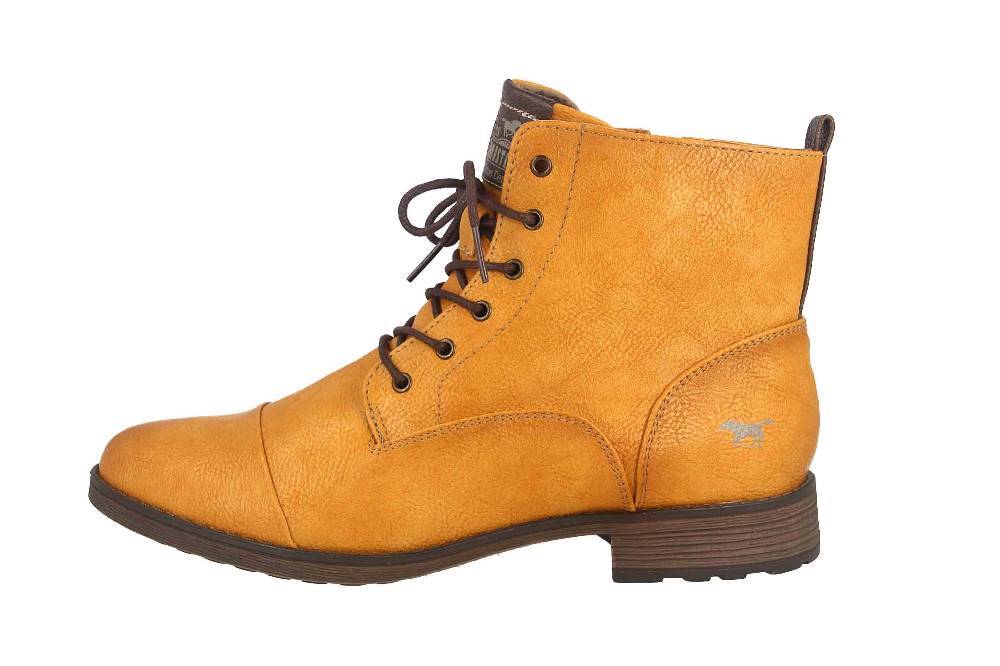 Mustang Shoes Boots in Übergrößen Gelb 1359-502-6 große Damenschuhe