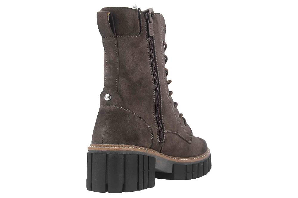 Mustang Shoes Boots In Übergrößen Grau 1447-506-20 Große Damenschuhe