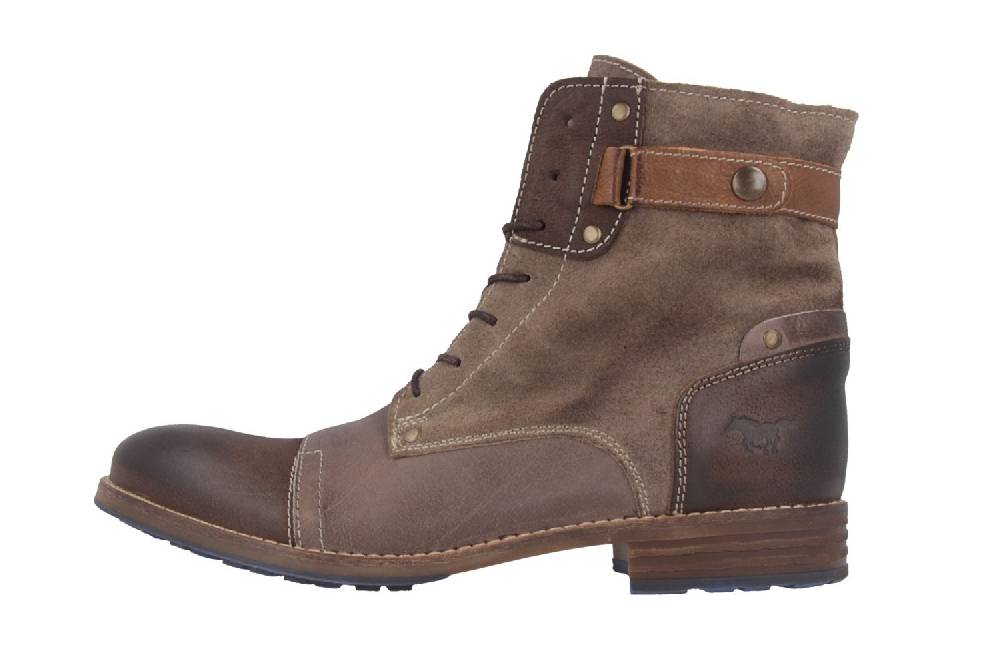 Mustang Shoes Boots In Übergrößen Grau 2853-602-306 Große Damenschuhe