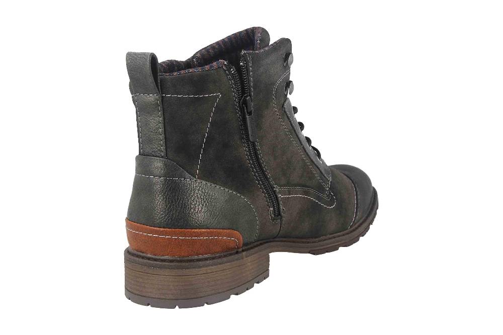 Mustang Shoes Boots In Übergrößen Grau 4140-504-259 Große Herrenschuhe