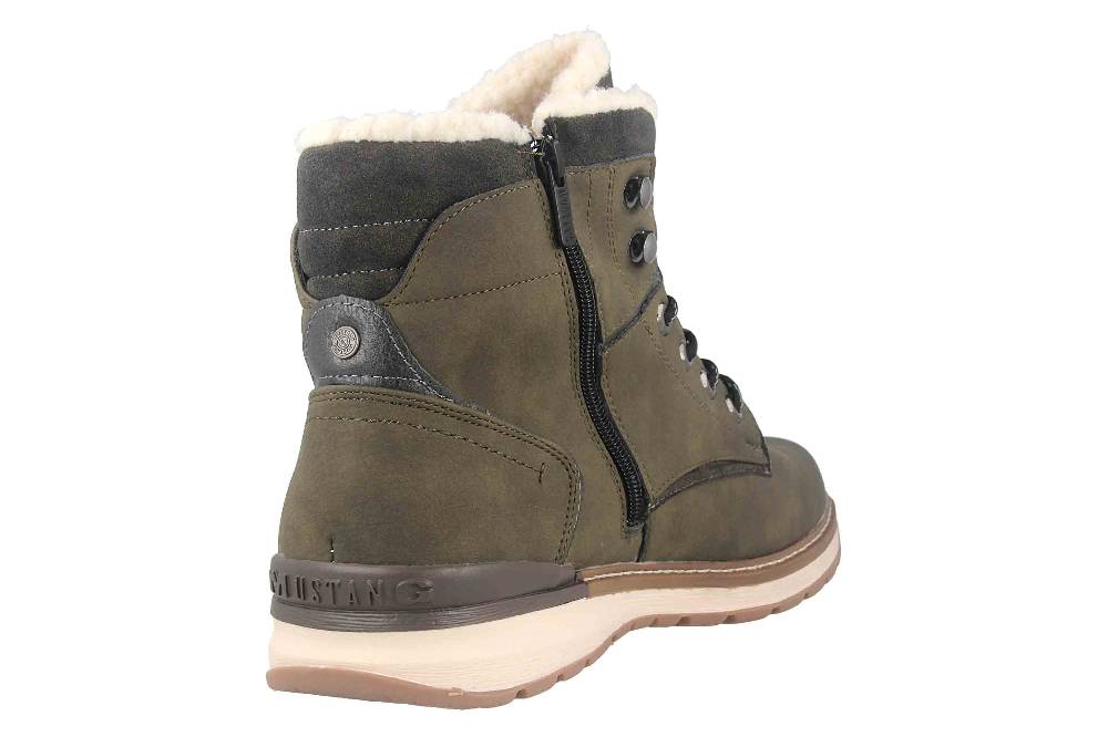 Mustang Shoes Boots In Übergrößen Grün 4141-604-770 Große Herrenschuhe