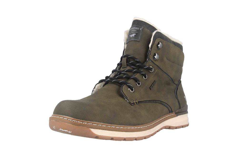 Mustang Shoes Boots In Übergrößen Grün 4141-604-770 Große Herrenschuhe