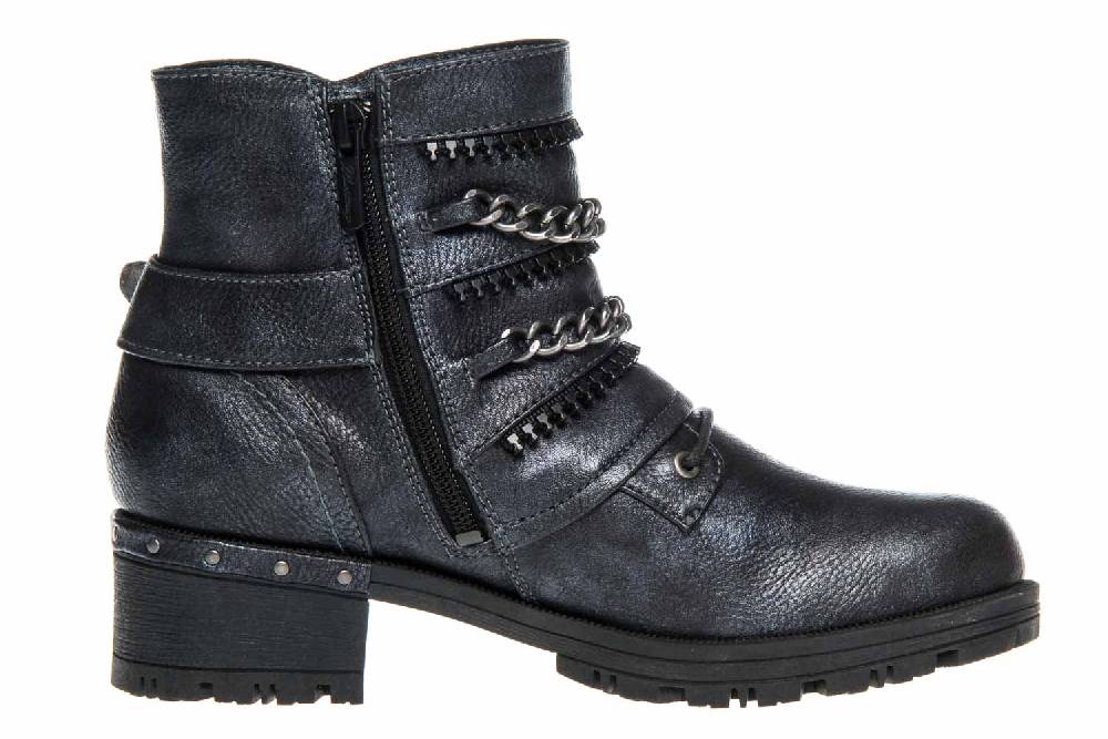 Mustang Shoes Boots In Übergrößen Navy 1283-503-820 Große Damenschuhe