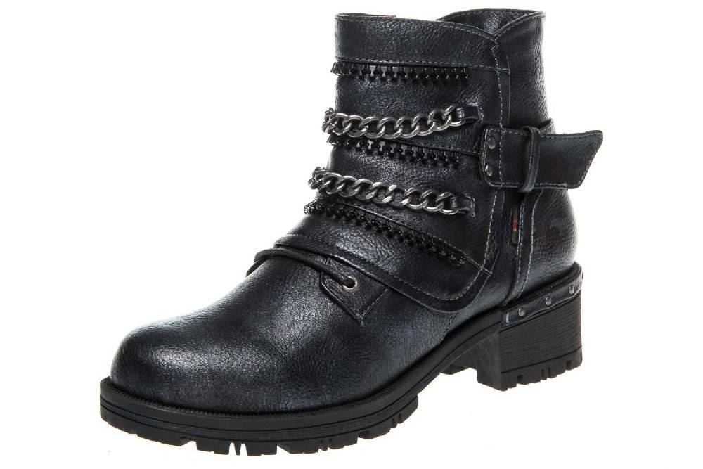 Mustang Shoes Boots in Übergrößen Navy 1283-503-820 große Damenschuhe