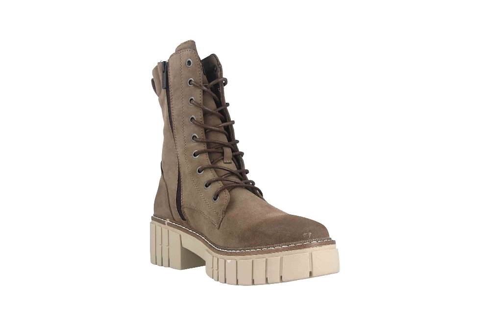 Mustang Shoes Boots In Übergrößen Taupe 1447-506-318 Große Damenschuhe