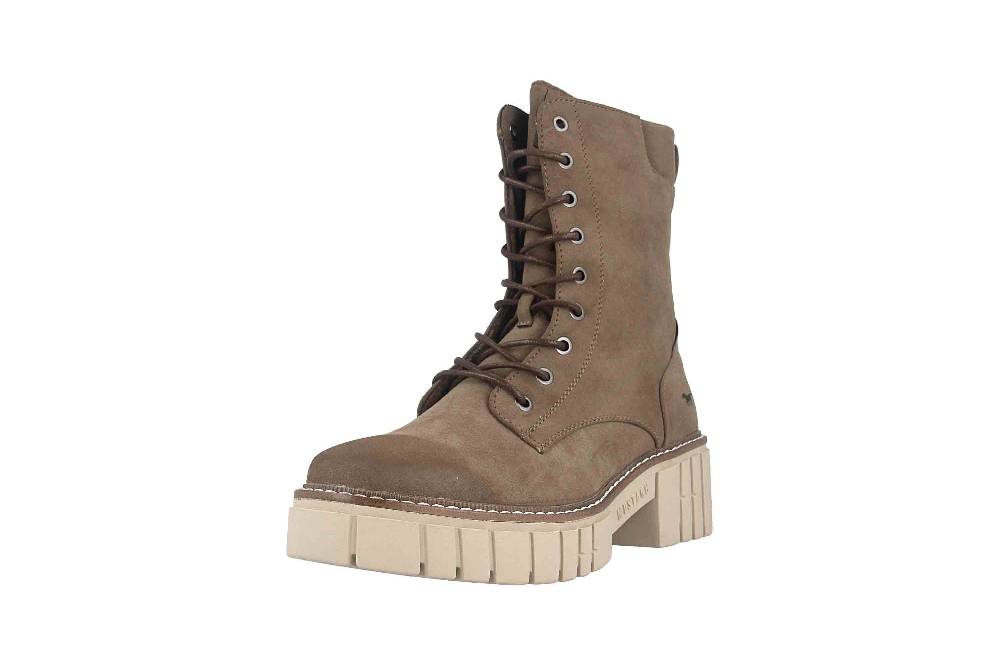 Mustang Shoes Boots In Übergrößen Taupe 1447-506-318 Große Damenschuhe