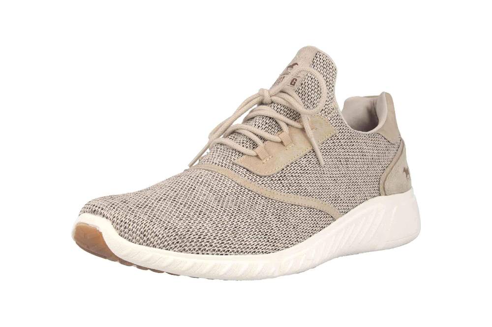 Mustang Shoes Halbschuhe In Übergrößen Beige 1315-301-4 Große Damenschuhe